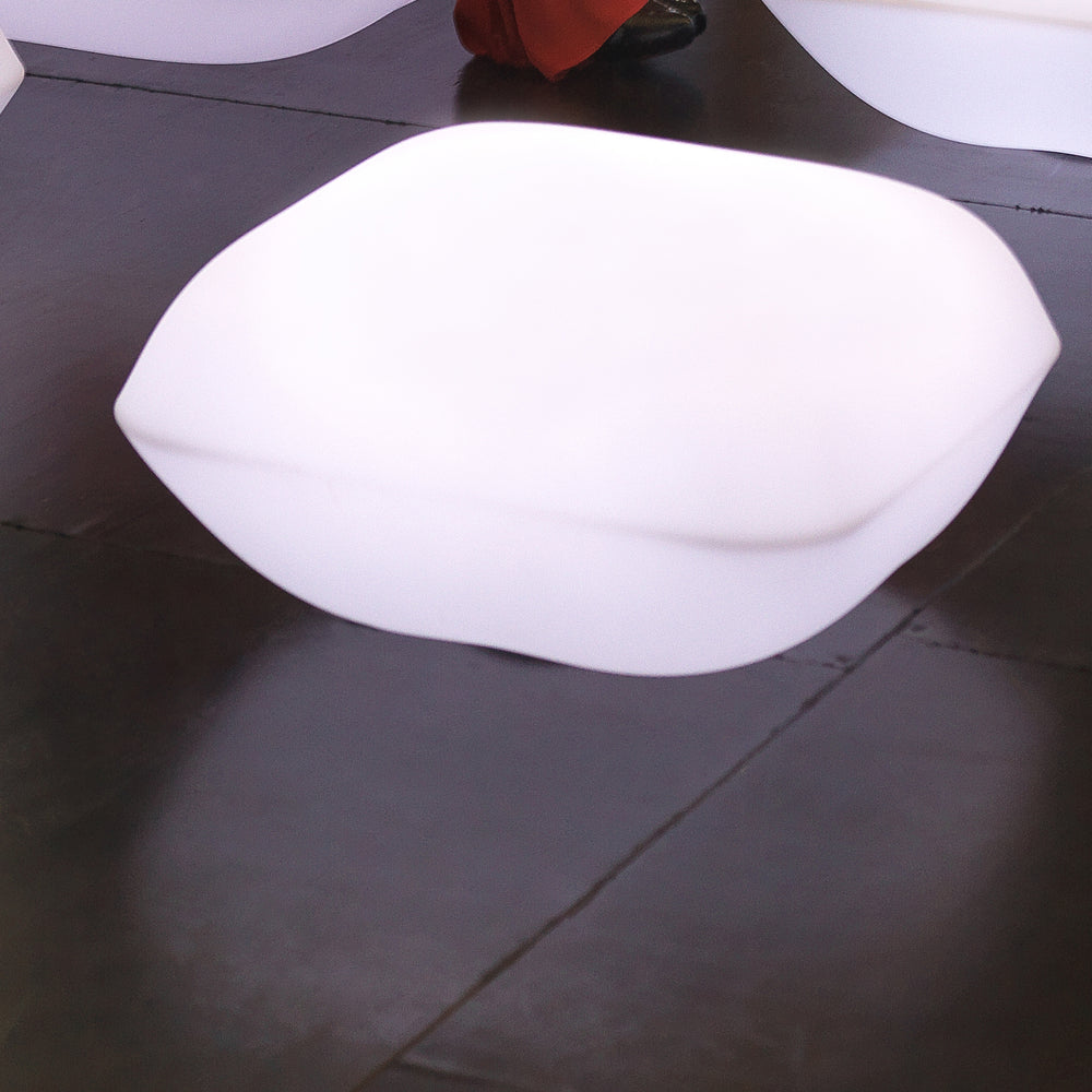 Pillow Illuminated Outdoor Ottoman
