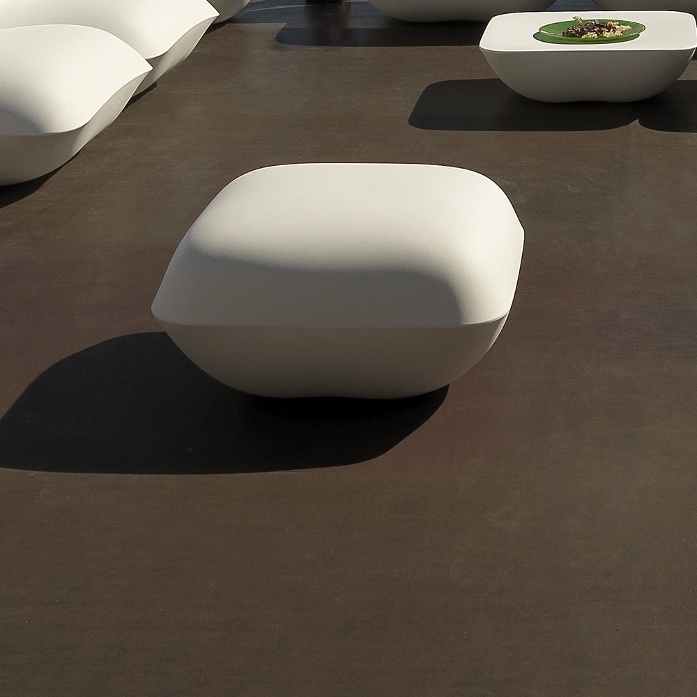 Pillow Illuminated Outdoor Ottoman