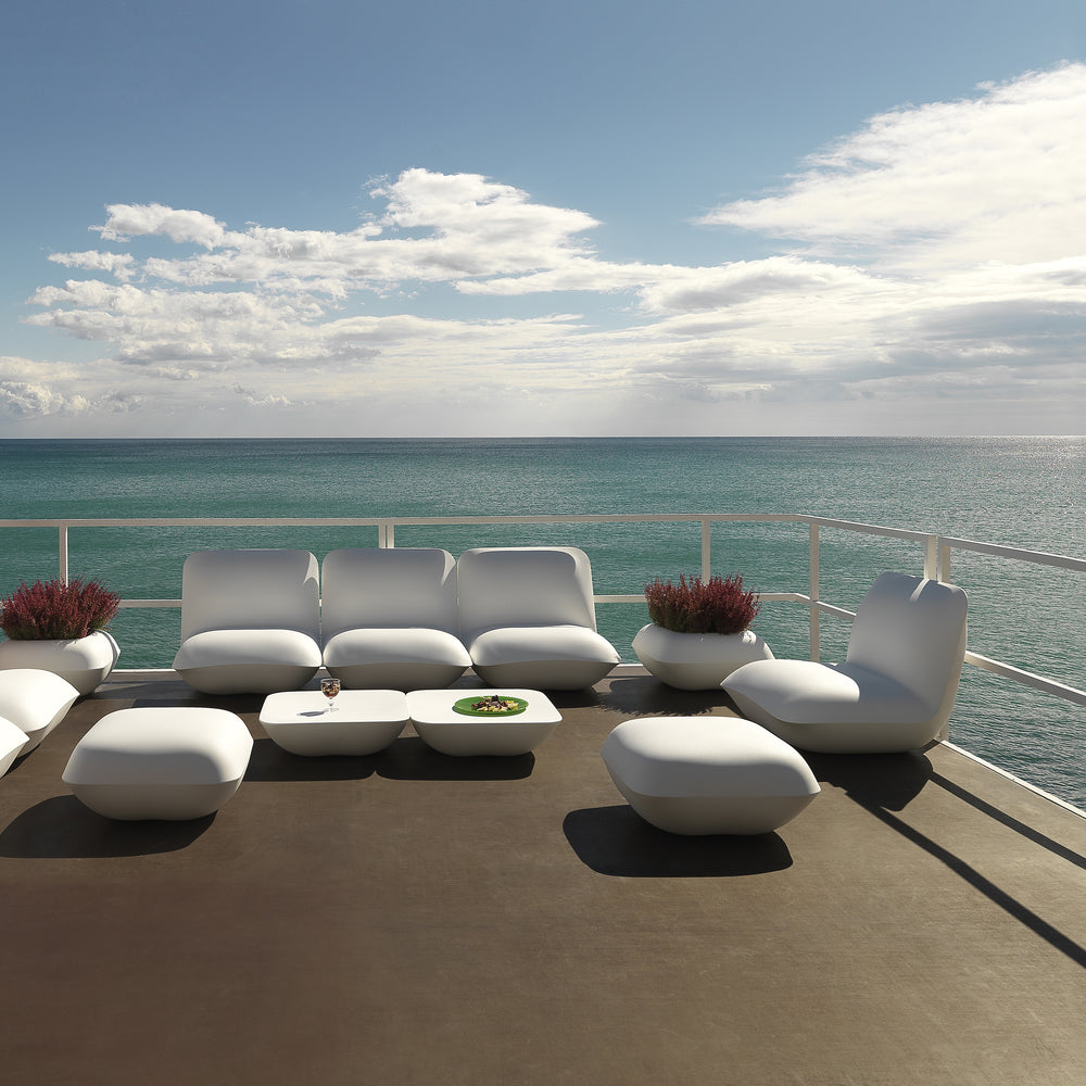 Pillow Illuminated Outdoor Ottoman