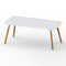 Sloo Table - Iroko Wood Legs  option Large