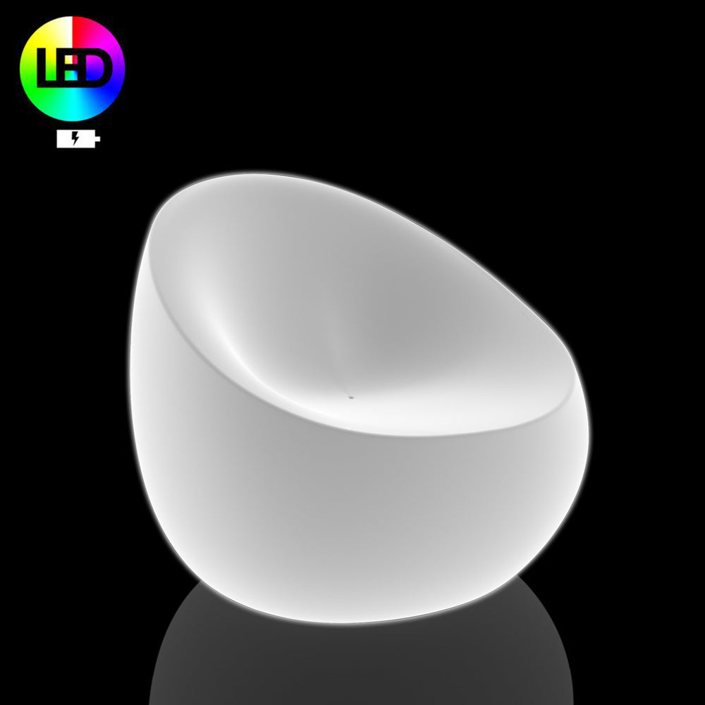 Stone Illuminated Outdoor Lounge Chair