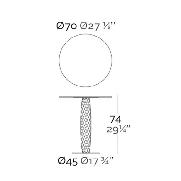 Vases Round Table