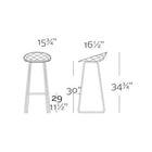 Vases Bar Stool (Set of 2)