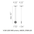 Cosmos Satellite Pendant Light