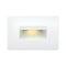 Luna LED Step Outdoor Light  option Satin White