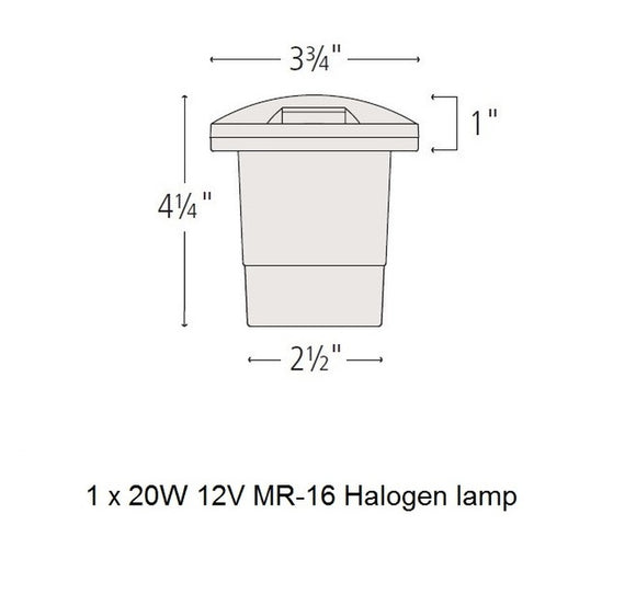 Hardy Island Directional Outdoor Well Light