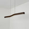 Camur Linear Pendant Light  option Dark Stained Walnut