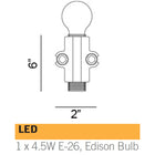 Nando Grip Wall Sconce