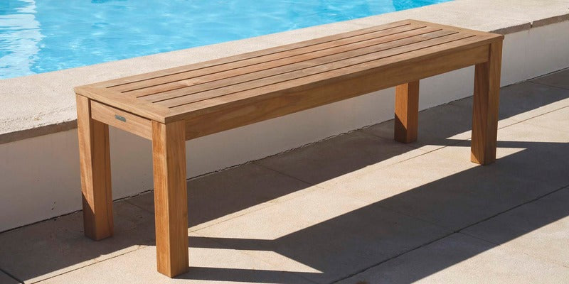Linear Backless Outdoor Bench