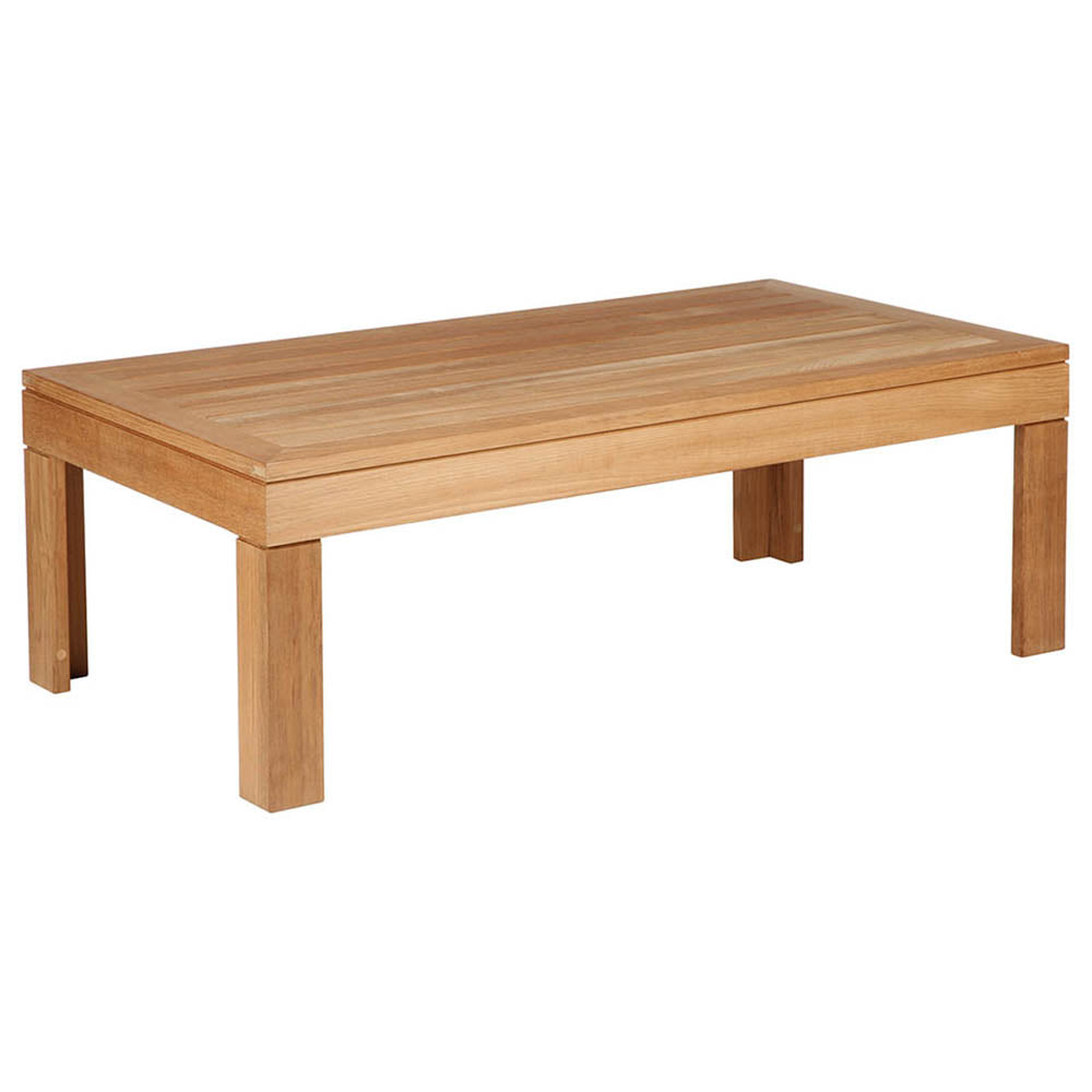 Linear Rectangular Outdoor Coffee Table