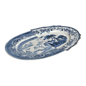 Hybrid-Diomira Tray In Porcelain