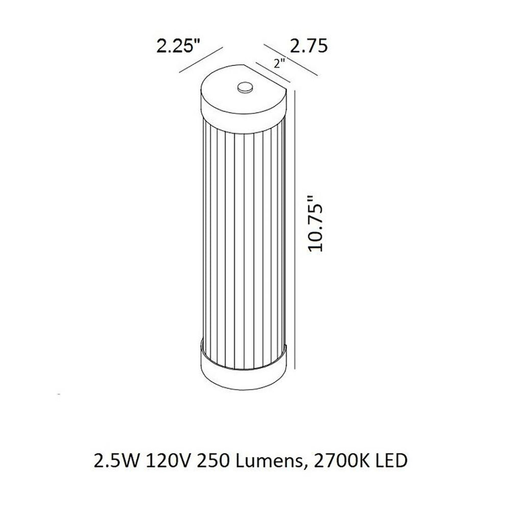 Pillar Wall Light