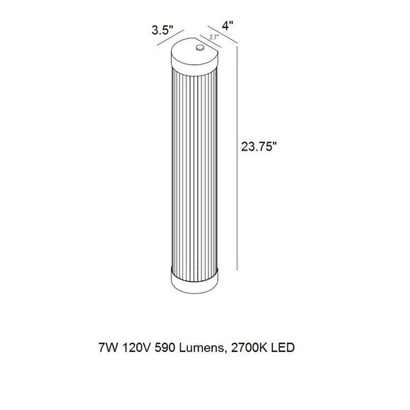 Pillar Wall Light