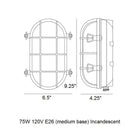 Oval Bulkhead Light