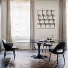 Saarinen Executive Armless Chair with Wooden Legs
