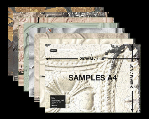 Brooklyn Tins Wallpaper Sample Envelope - Merci for NLXL