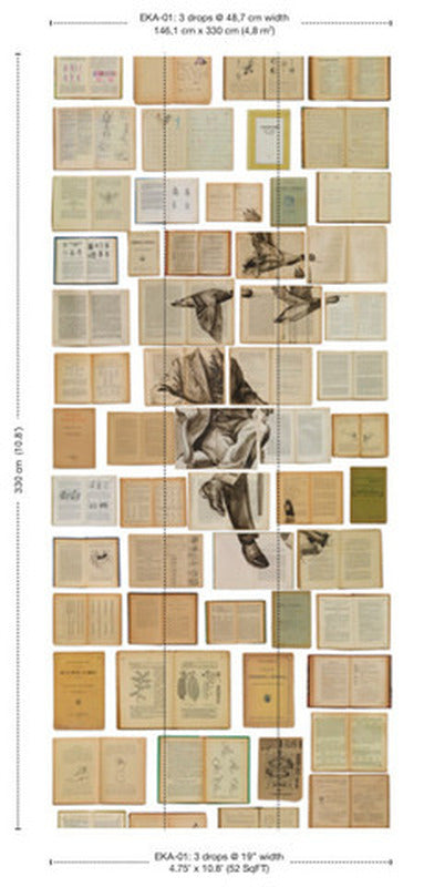 EKA-01 Biblioteca Mural Wallpaper