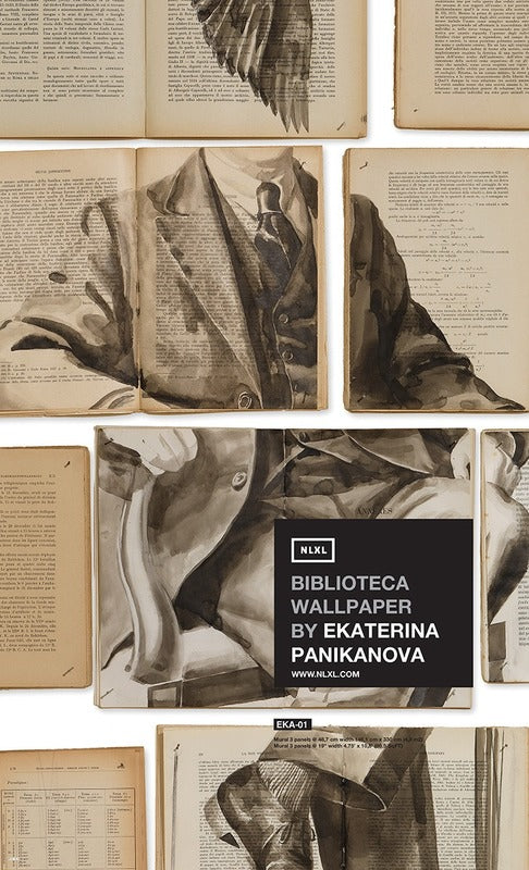 EKA-01 Biblioteca Mural Wallpaper