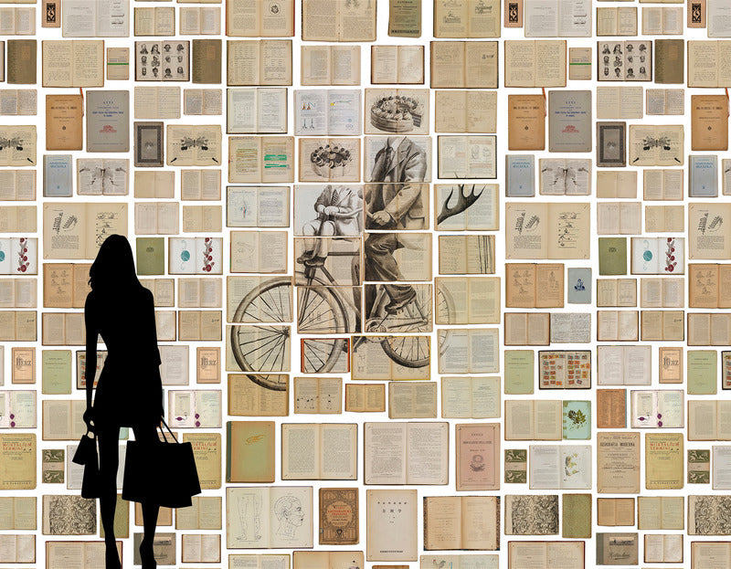 EKA-03 Biblioteca Mural Wallpaper