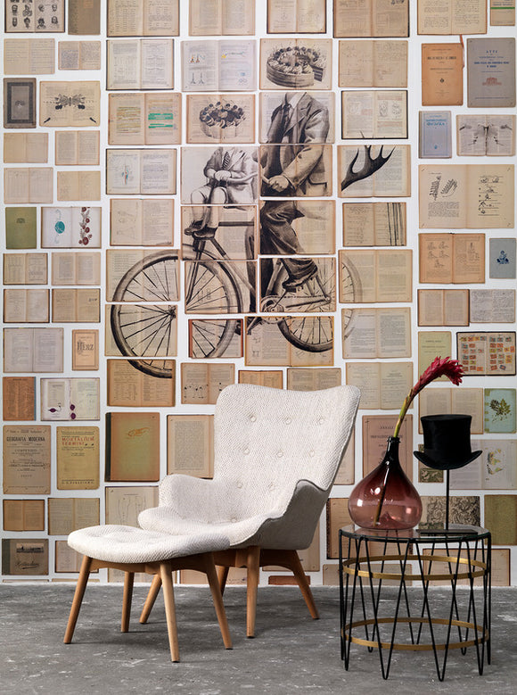 EKA-03 Biblioteca Mural Wallpaper