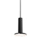 Cielo Three Light Chandelier  option Black Lights with Black Cord