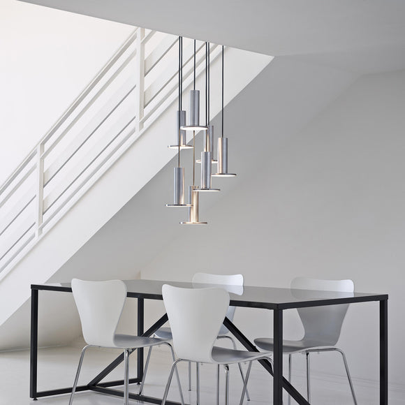 Pablo Cielo Seven Light Chandelier 2Modern