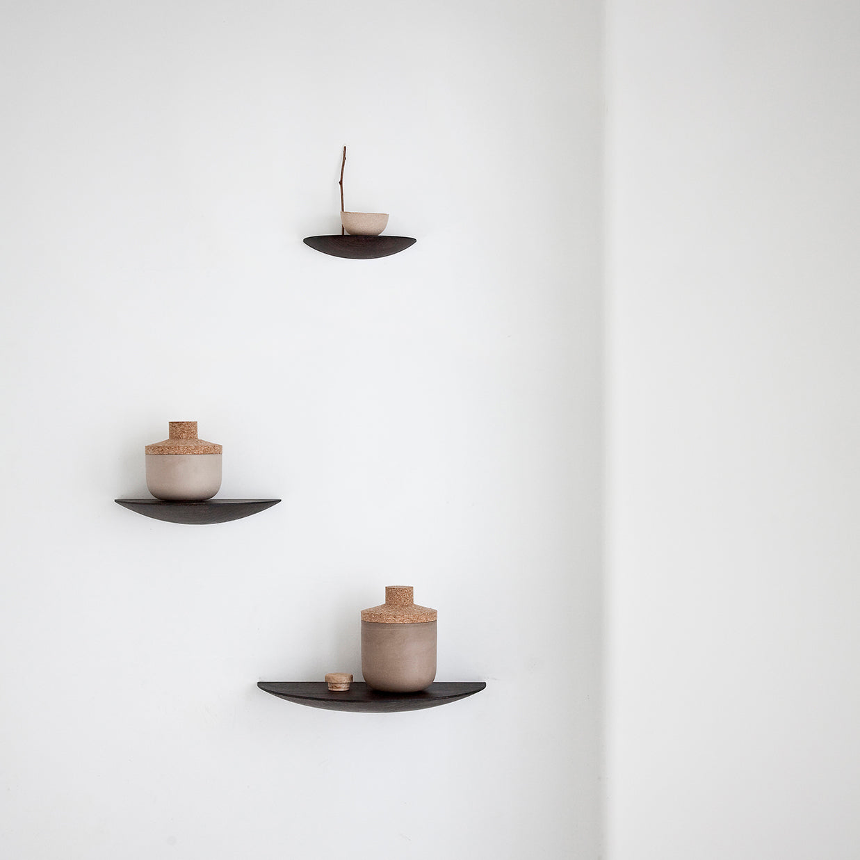 MENU Gridy Fungi Shelves 木製シェルフS Audo Copenhagen Gridy Fungi Shelf by Menu Design now Audo