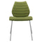 Maui Soft Armless Chair Trevira fabric (Set of 2)  option Acid Green