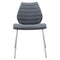Maui Soft Armless Chair Trevira fabric (Set of 2)  option Grey