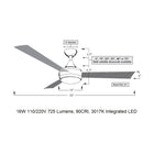 Donaire Outdoor Ceiling Fan with Light