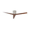 Eliza Close to Ceiling Fan  option Walnut Tone