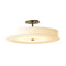 Disq Large LED Semi-Flush Mount  option Bronze