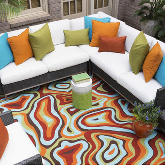 Waverly Ceramic Outdoor Stool