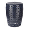 Chantilly Ceramic Stool  option Cobalt