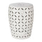 Chantilly Ceramic Stool  option Ivory