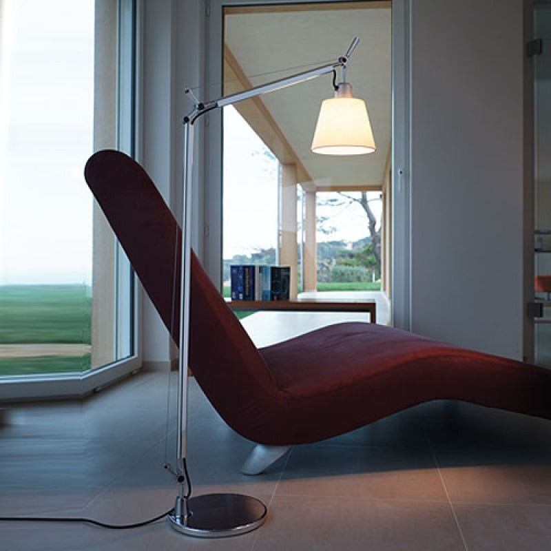 アルテミデ Artemide TOLOMEO READING FLOOR LED Artemide Tolomeo Reading Floor Lamp - 2Modern