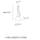 Nur Gloss Suspension Lamp