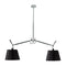Tolomeo Double Shade Suspension  option Black