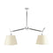 Tolomeo Double Shade Suspension  option Parchment