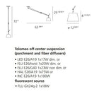 Tolomeo Off Center Suspension Light