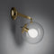 Miconos Wall Light  option Satin Gold
