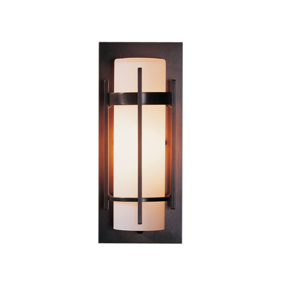 Banded Small Outdoor Sconce