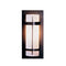 Banded Outdoor Sconce  option Natural Iron