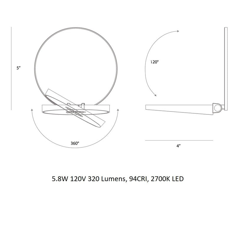 Gravy Hardwire Wall Sconce