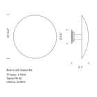 Disco LED Wall Light