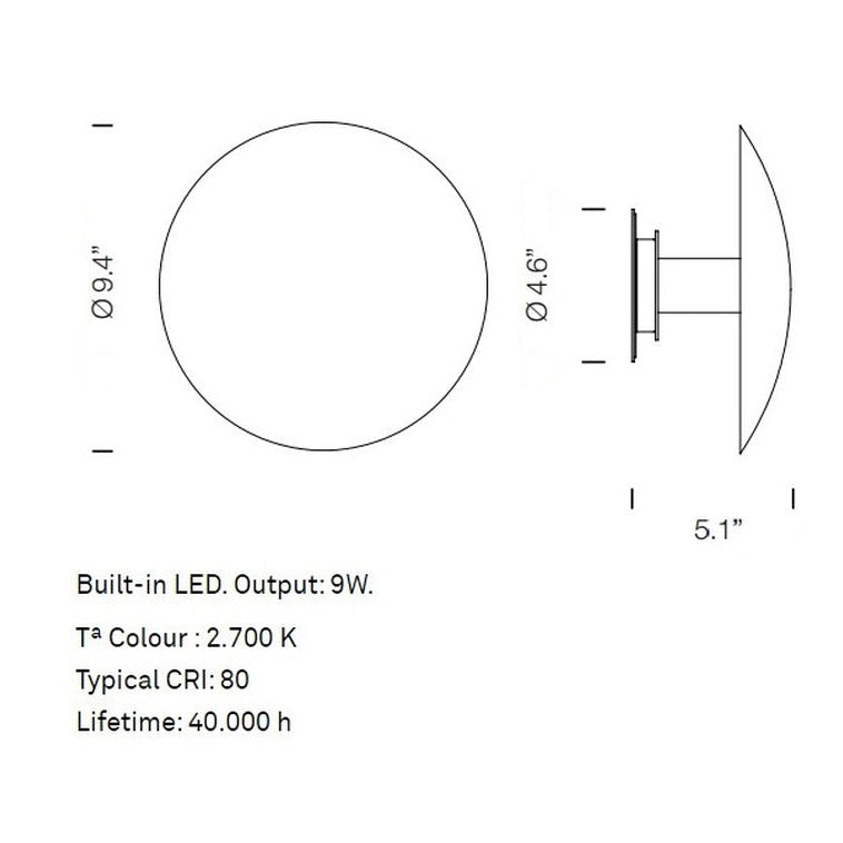 Disco LED Wall Light