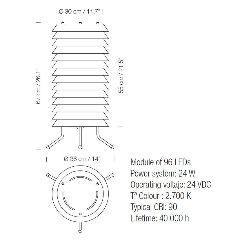 Maija 30 LED Floor Lamp