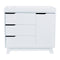 Hudson 3-Drawer Changer Dresser with Changing Tray  option White
