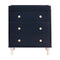 Lolly 3 Drawer Dresser Changer with Removable Changing Tray  option Navy/Washed Natural