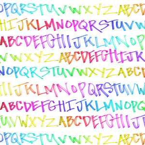 NYC Alphabet Wallpaper